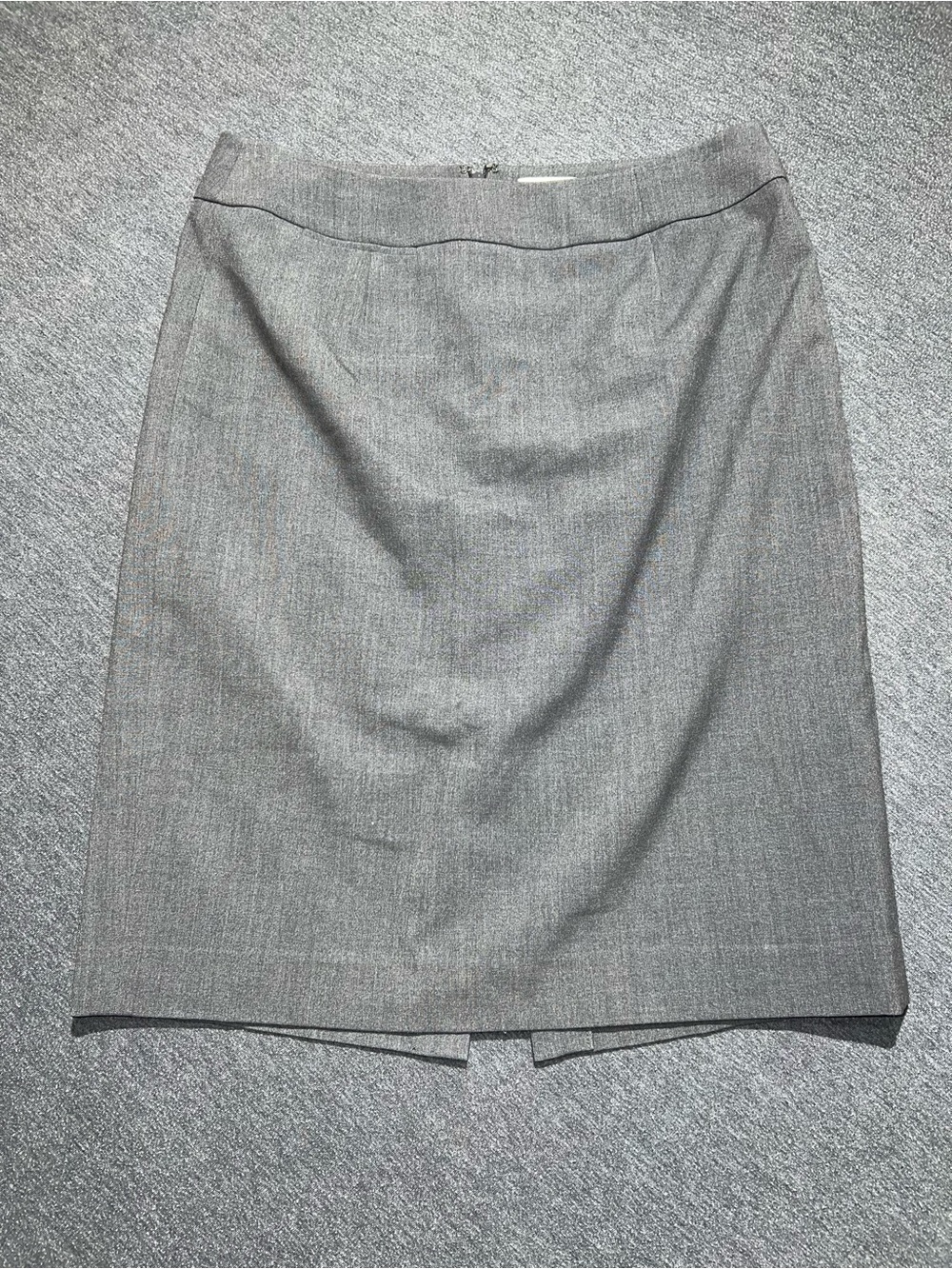 Calvin Klein Gray Tailored Pencil Skirt Womens Size 6 Professional Workwear